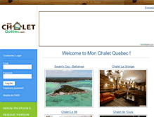 Tablet Screenshot of monchaletquebec.com